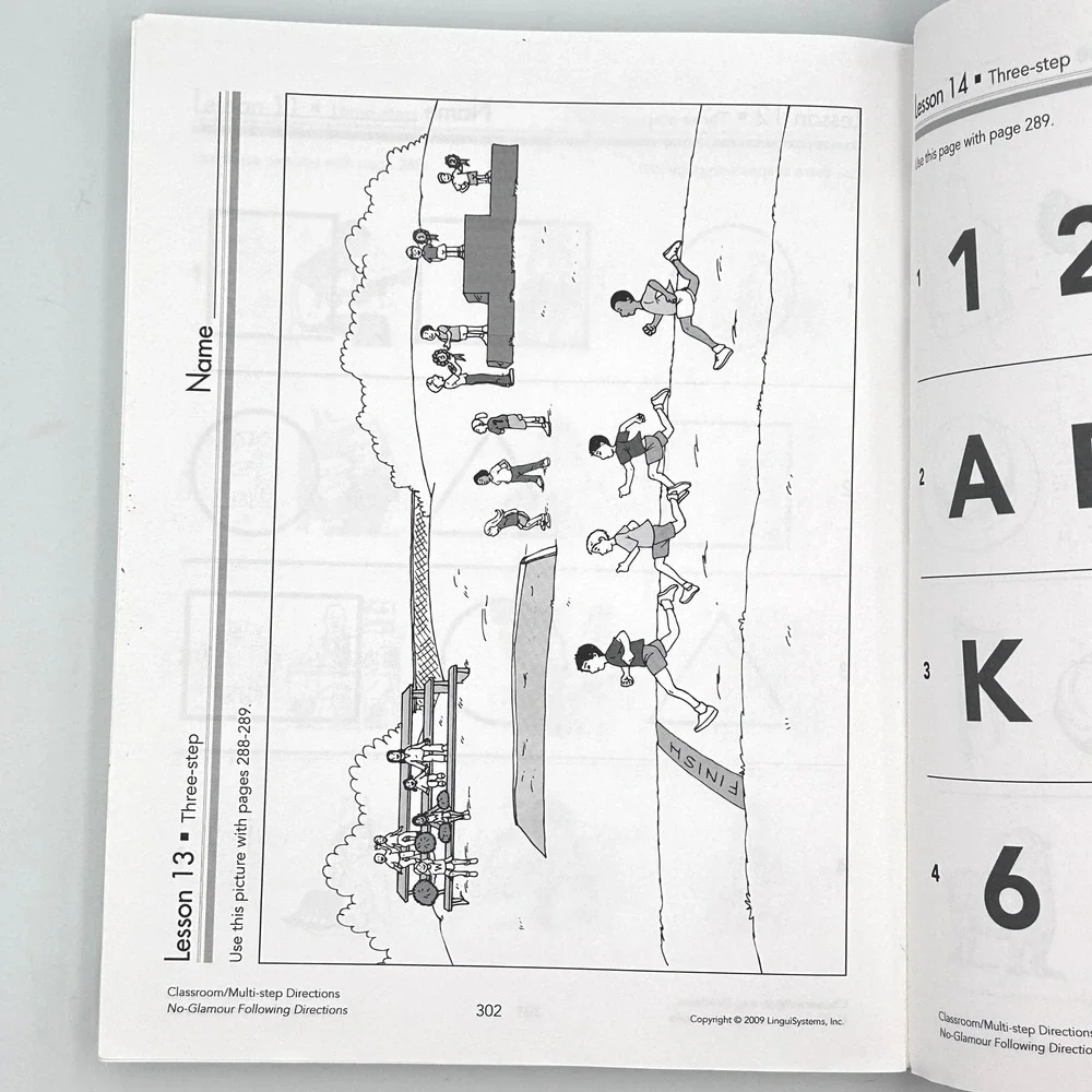 No-Glamour‎ Following Directions Flahive Lanza Teaching Parent Resource Book K–3